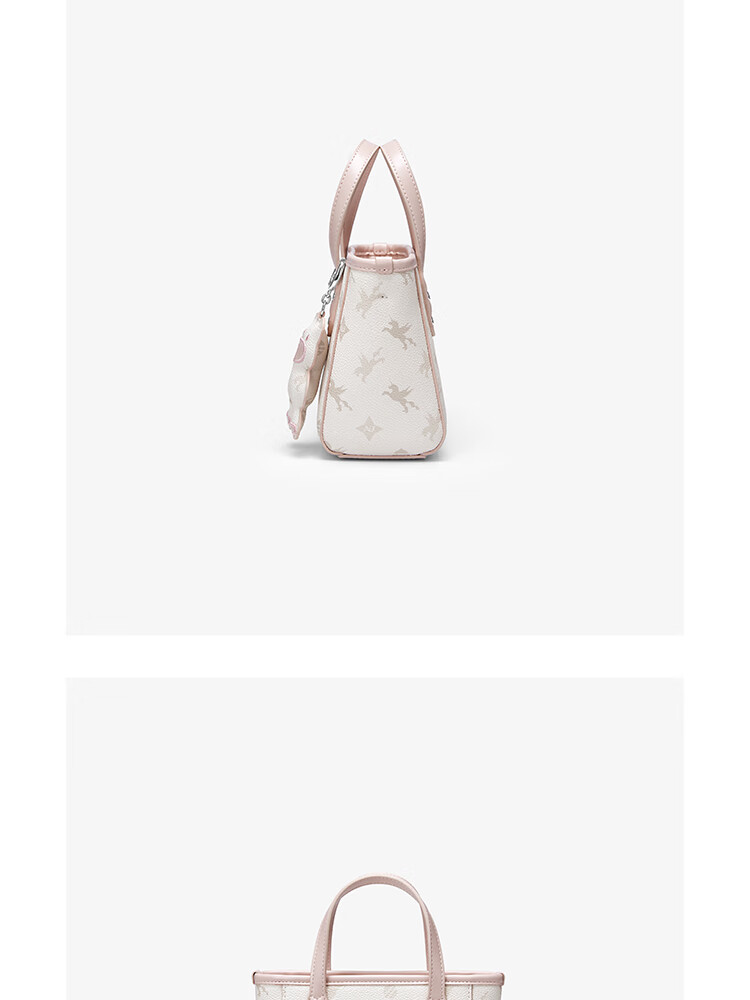 NUCELLE Pegasus Mini Tote Bag, New Light Luxury Niche Basket Handbag, Commuter Shoulder Crossbody Women's Bag Gift 23