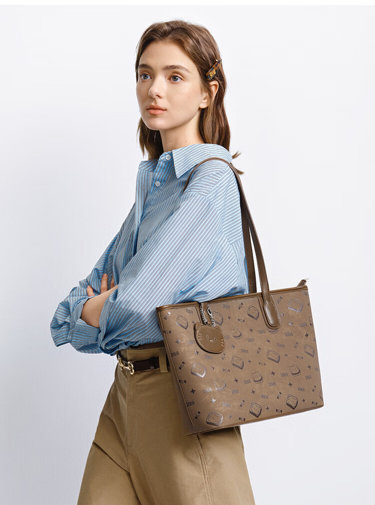 Semir Tote Bag, Stylish Design, Shoulder Bag, Large Capacity Handbag, Women's Bag, 105425153014 6