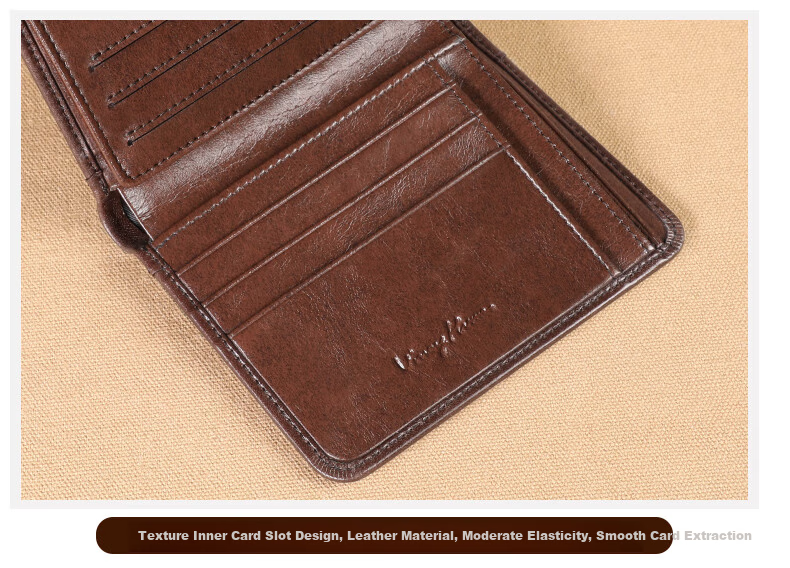 Viney Men's High-End Brand Wallet, Short Card Holder, ID Holder, Light Luxury Birthday Gift for Boyfriend, Husband, Father, Or Dad 17
