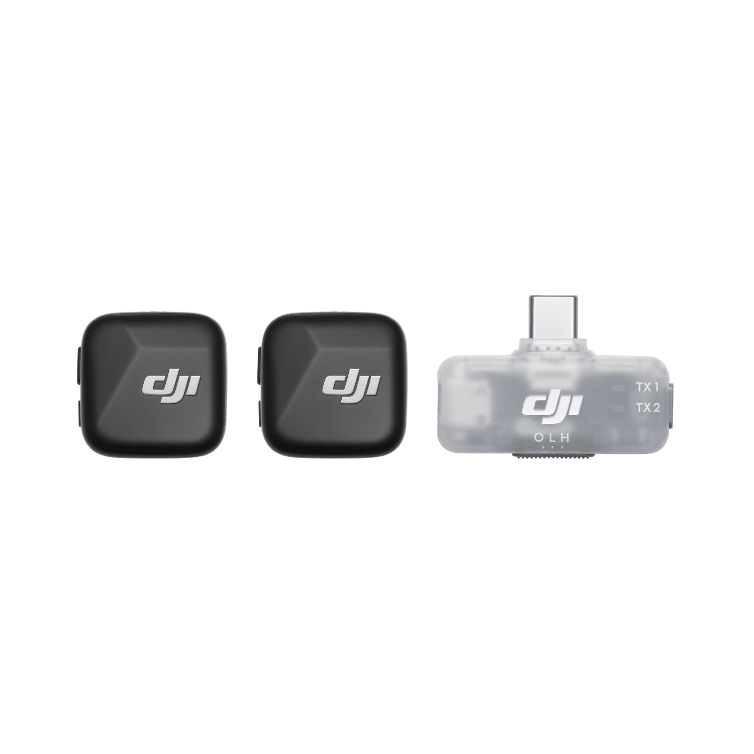 DJI Mic Mini Wireless High-Quality Noise-Cancelling Lavalier Microphone [Android + Apple 15/16/17 Series] Smartphone Version, One to Two