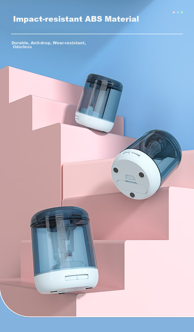 M&G Large-Aperture Fully Automatic Pencil Sharpener, Electric Rotary Pencil Sharpener with Thickened Rod, Automatic Pencil Sharpener for Elementary School Students, Back-To Stationery 15