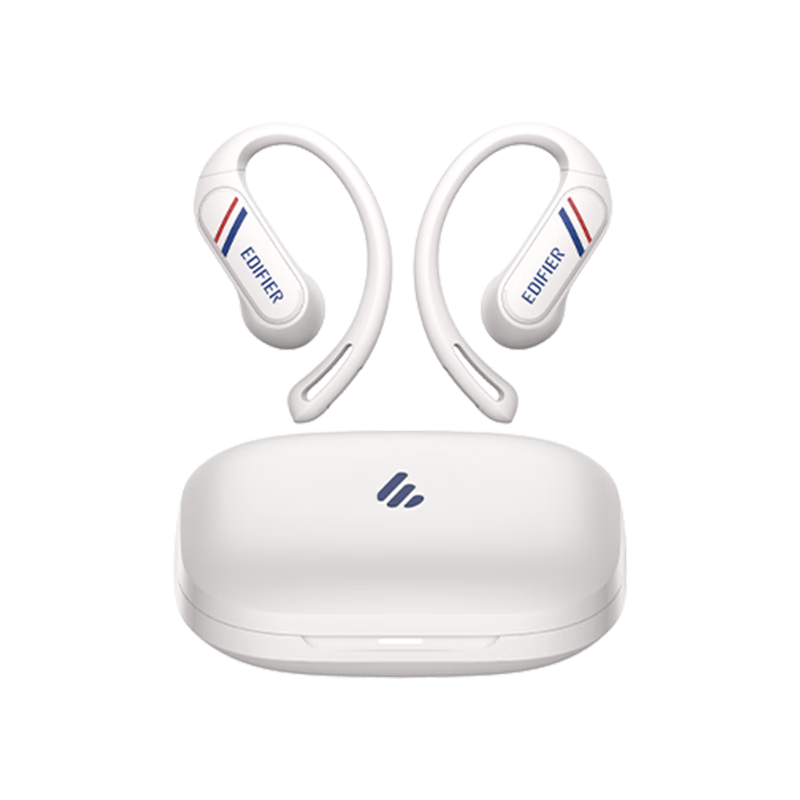 EDIFIER Comfo SE Open True Wireless Bluetooth Earphones Bluetooth V6.1 Non-In-Ear Sports Running Headphones Elegant White Graduation Gift