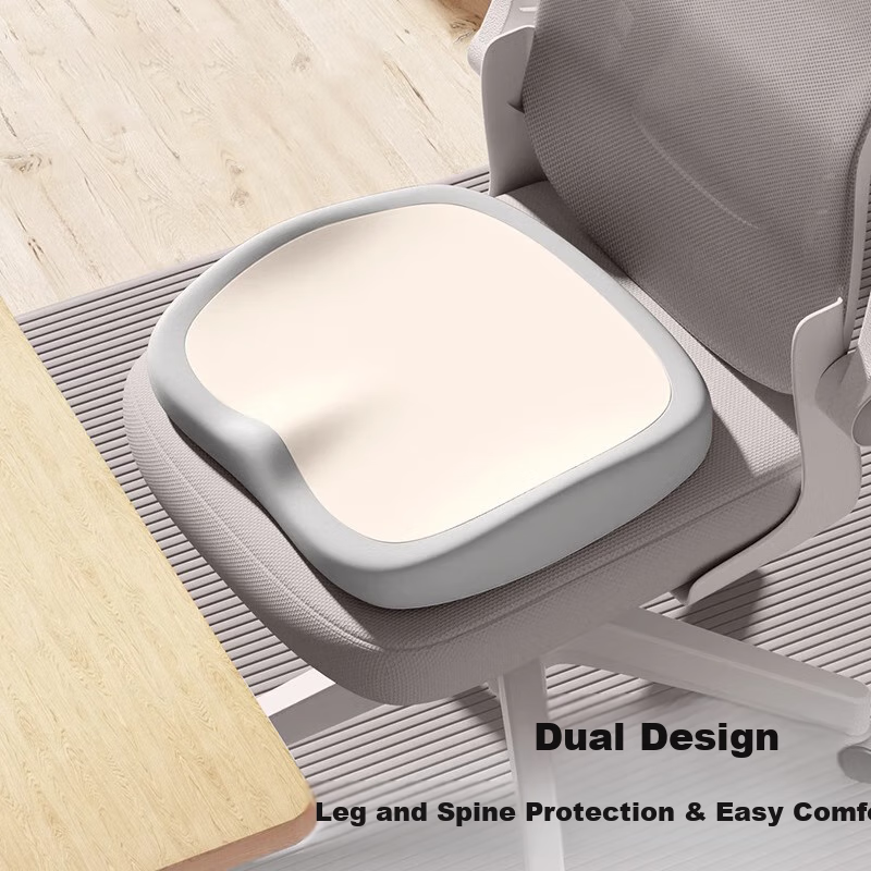 Howtreats Chair Cushion, Office Lumbar Support Pad, Long-Sitting Aid, Ergonomic Seat Cushion for Workstation, Anti-Bottom Pain Pad
