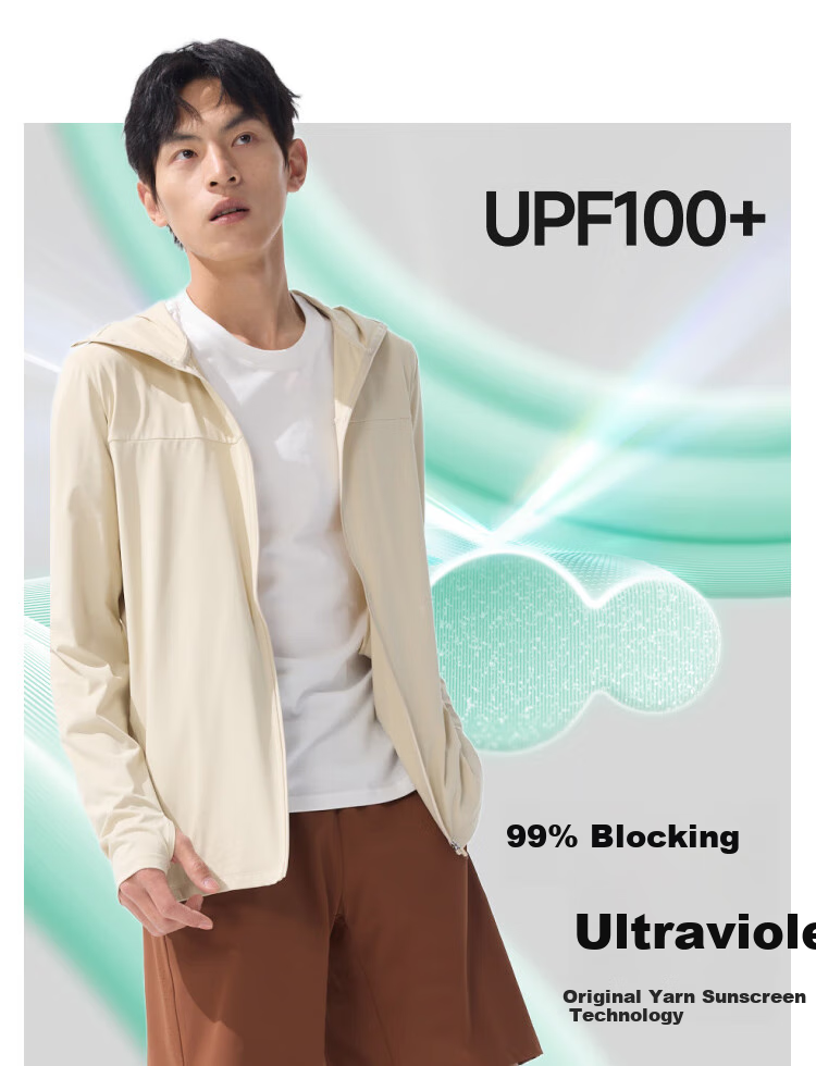 Beneunder Unisex Summer UV Protection Breathable Loose Cooling Sunscreen Jacket AL669 6