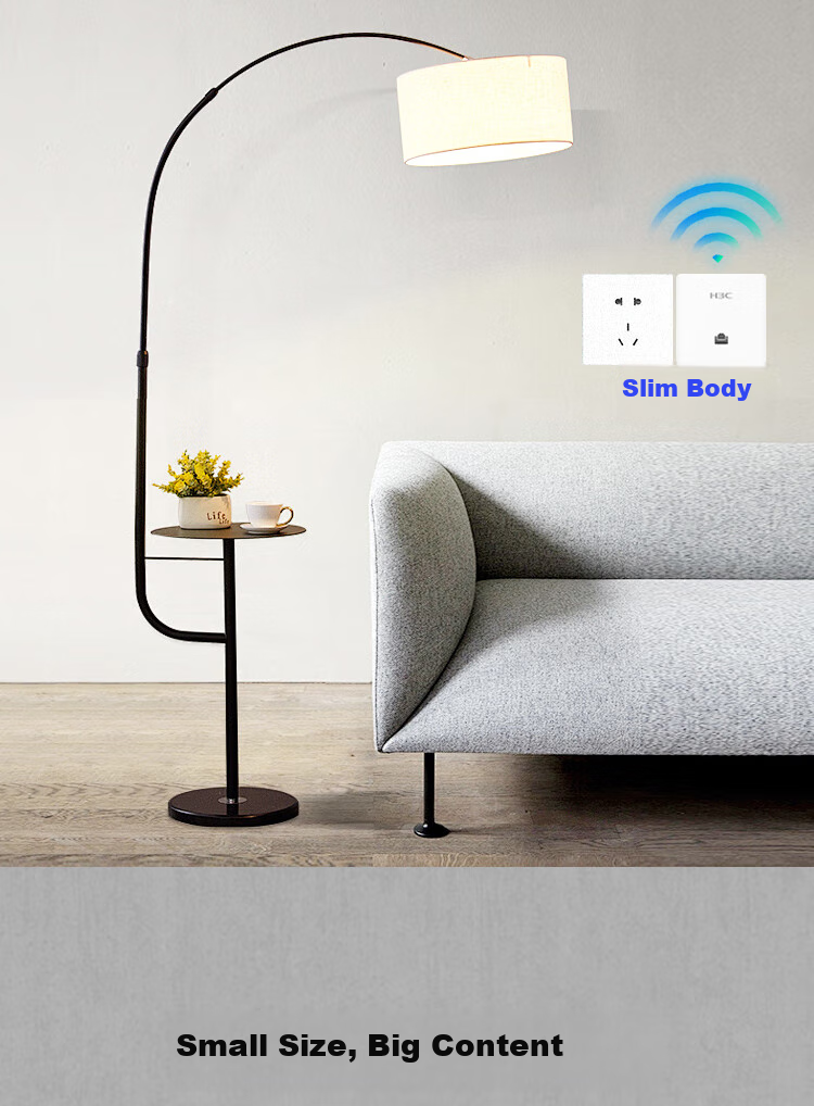 H3C AP Panel Whole-House WiFi 6, 1500M Dual-Band Gigabit, Commercial Use for Villas And Hotels, POE Power Supply, AC Management, Mini AP1500L-U Replacement for Mini A60-1500 3