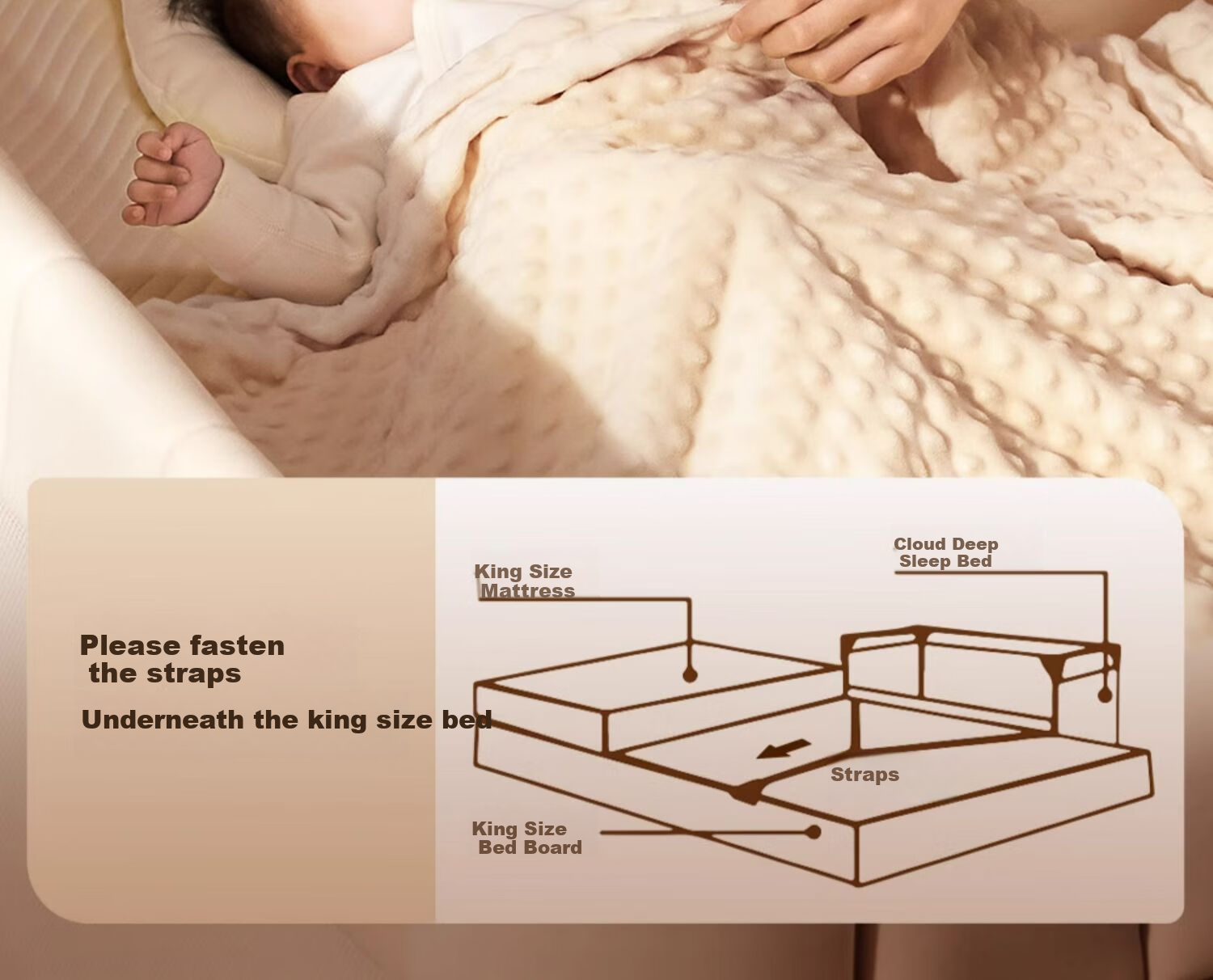 Coolbaby Cloud Baby Crib Mattress, Newborn 4D Fiber Mattress, Children's Mattress, Removable, Suitable for All Seasons 17