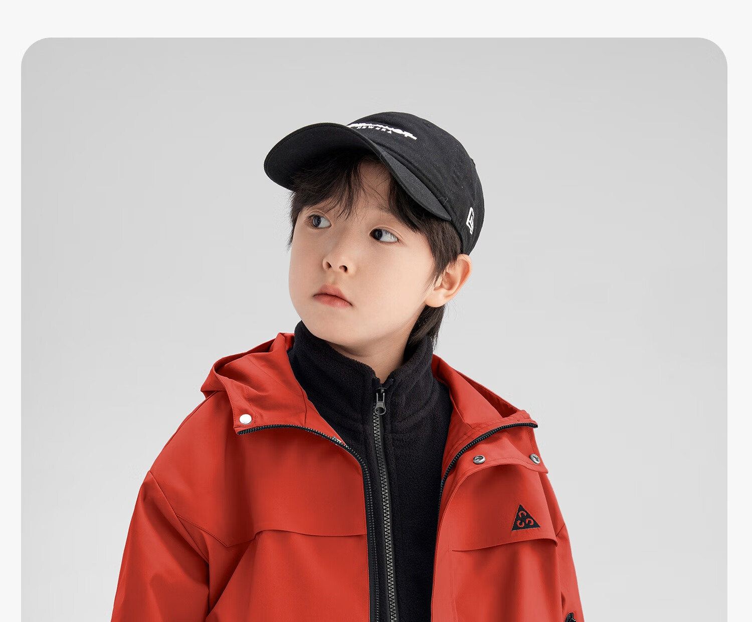 Zuo Xi Kids Children's Softshell Jacket 2025 New Autumn Boys Windproof Waterproof Coat Red 140 21