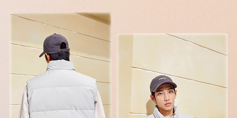 361° Men's Down Vest Autumn Winter New Waterproof Warm Sports Casual Running Stand Collar Jacket 652544401-4 17