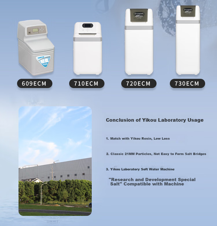 ECOWATER Official Direct Sales Soft Water Salt Compatible with Central Soft Water Series, Purity 99.6%, Resin Restoration, Bridge-Free Protection, Water-Safe Household Appliance Water Purification Softening Salt ESA-20KG 1