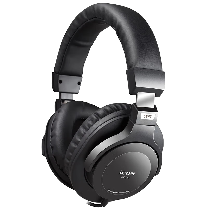 Aiken Headphones, HP-200 Closed Monitoring Headphones, Suitable for Sound Cards, Streamers, Live Broadcasting, Music Recording, Audio Equipment, ICON Monitoring Headphones