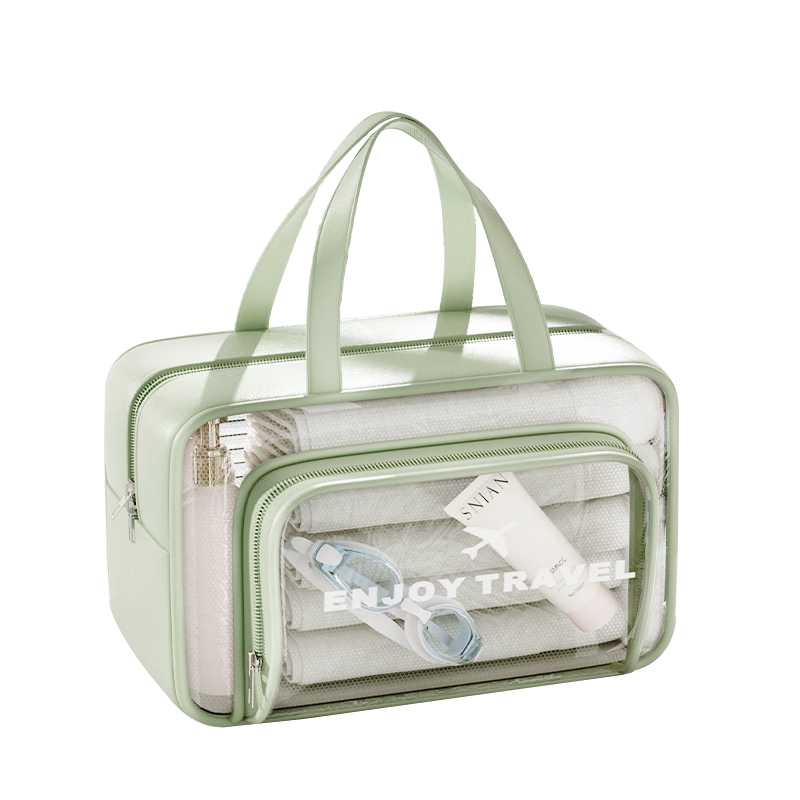 Jinghuisichuang Travel Bag, Dry And Wet Separation Makeup Toiletry Bag, Large Capacity Portable Gym Swimming Bag, Bathroom Cosmetics Storage Bag