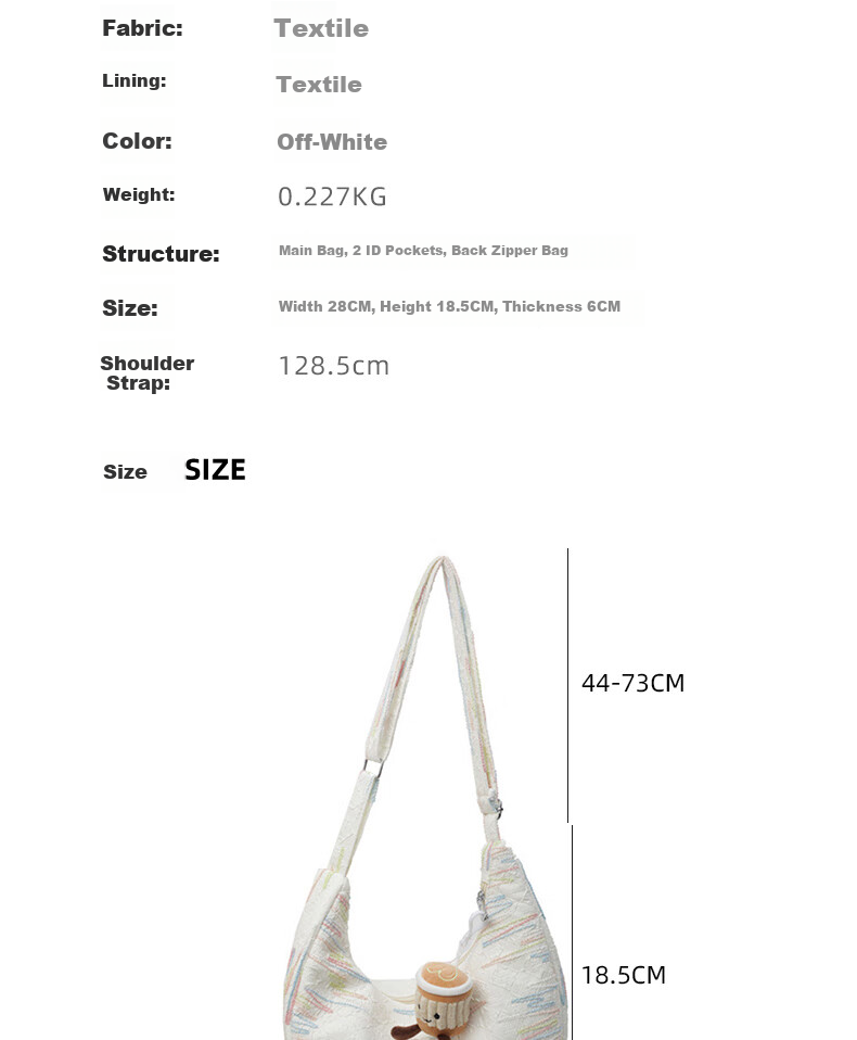 Aiqinghai Handbag, Women's Crossbody Bag, Dumpling Bag, Canvas Bag, Commuter Brand, Birthday And Mother's Day Gift, Practical Present for Mom 6