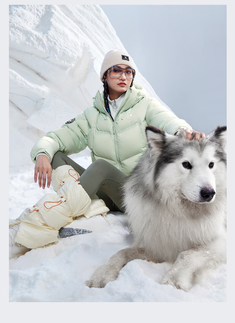 Camel Volcano PRO Goose Down Jacket Dilireba Same Style Unisex Winter Thickened Puffer Down Coat M35CR07101 12