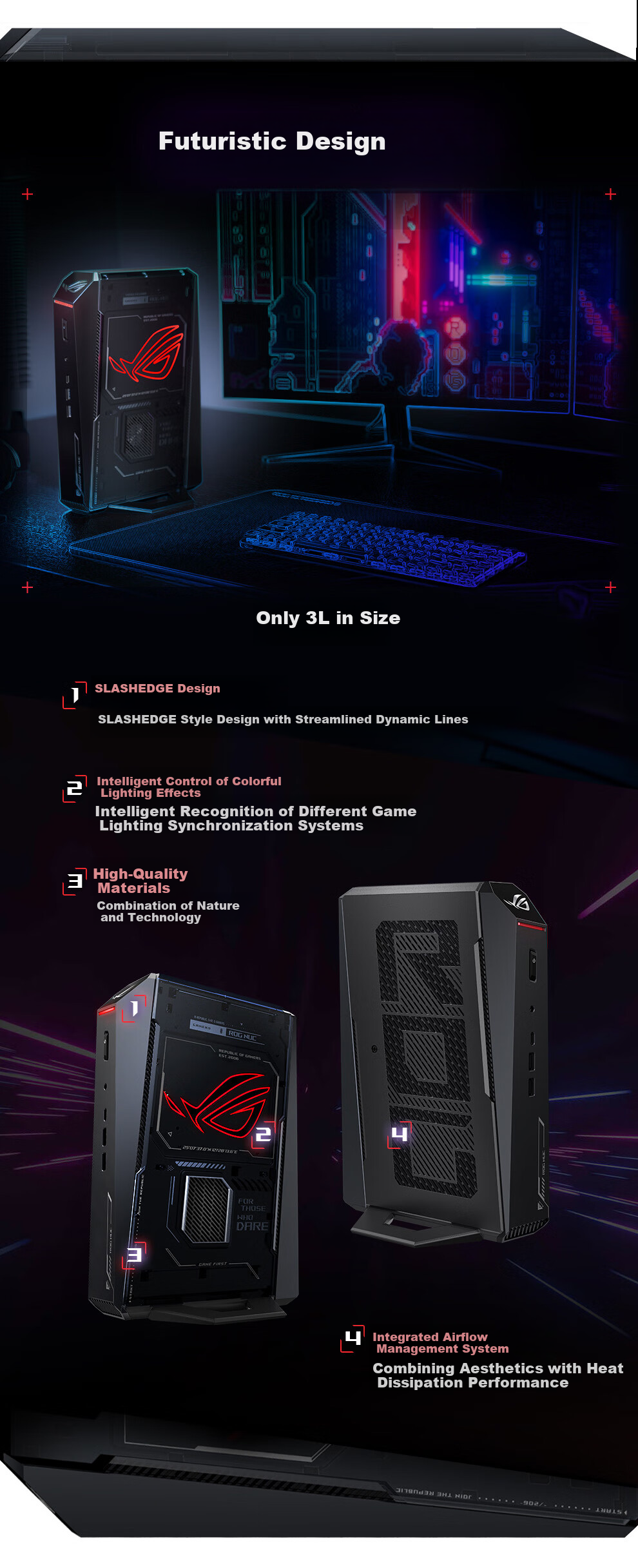 ROG NUC 2025 Gaming Mini PC with Dedicated Graphics Card, High-Performance AI Desktop Computer (Ultra 9-275HX, 32GB RAM, 2TB Storage, RTX5070TI GPU) 6