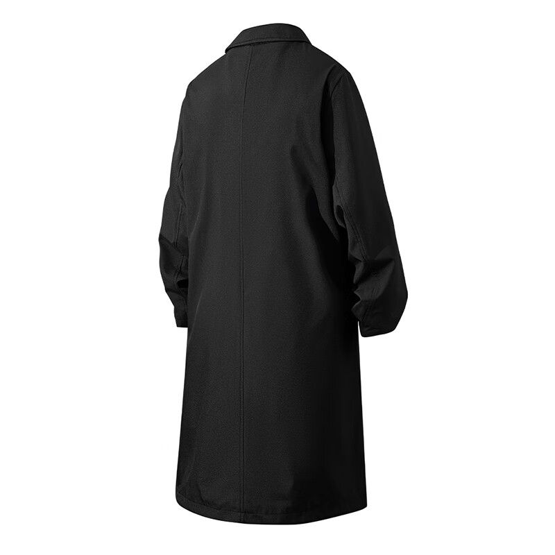 NASA GISS Official Streetwear Unisex Long Casual Loose Youth Draped Versatile Coat Black 2XL