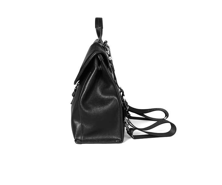 GOLF Business Briefcase Men's Soft Leather 14-inch Laptop Bag Multifunctional Shoulder Crossbody Backpack 27
