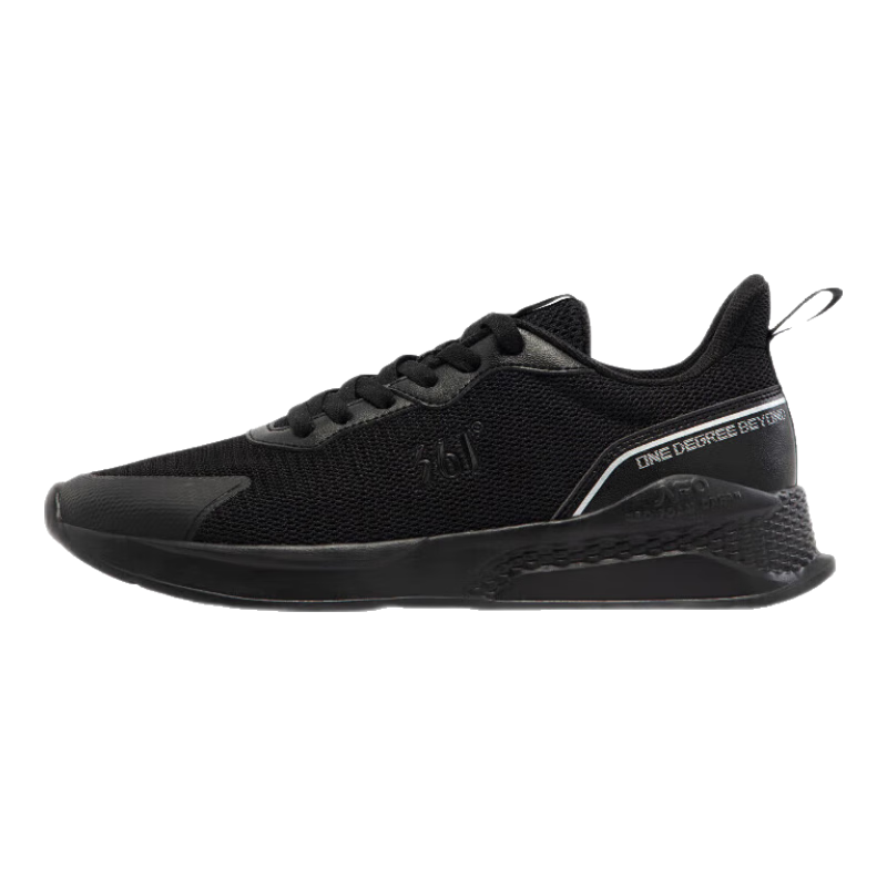 361° Men's Sports Shoes, Spring And Summer Breathable Outdoor Lightweight Casual Shoes, Running Black Commuter Shoes, 672116701F-7