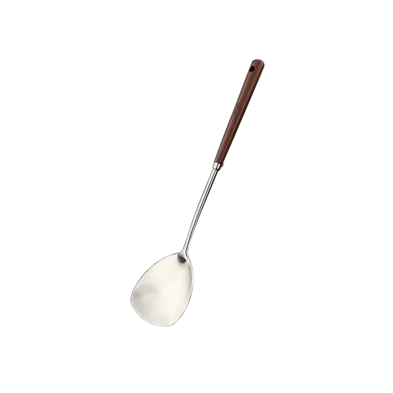 SSN 316 Stainless Steel Small Spatula Cooking Spatula for Small Pots Food Grade 316 Iron Wok Spatula
