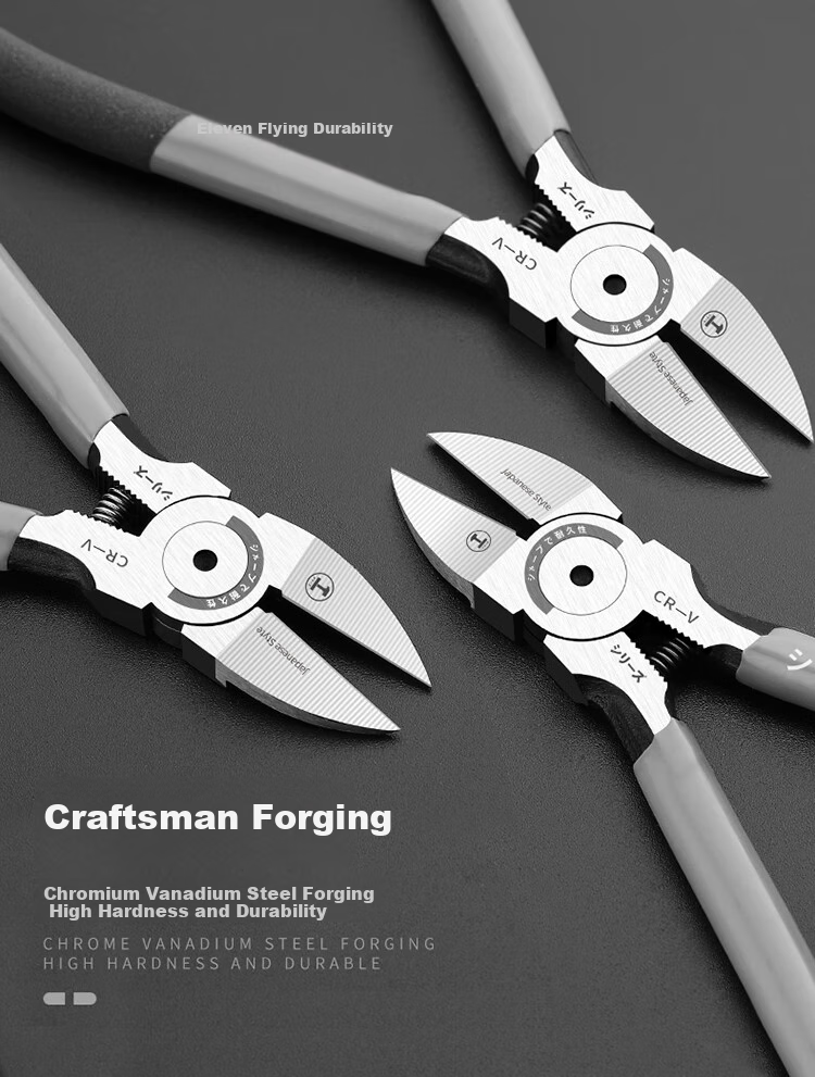 GREENER Diagonal Cutting Pliers, 5-Inch Model, Wire Cutters for Home And Electrical Use, Side-Cutting Pliers, Diagonal Pliers, Wire Snips 5