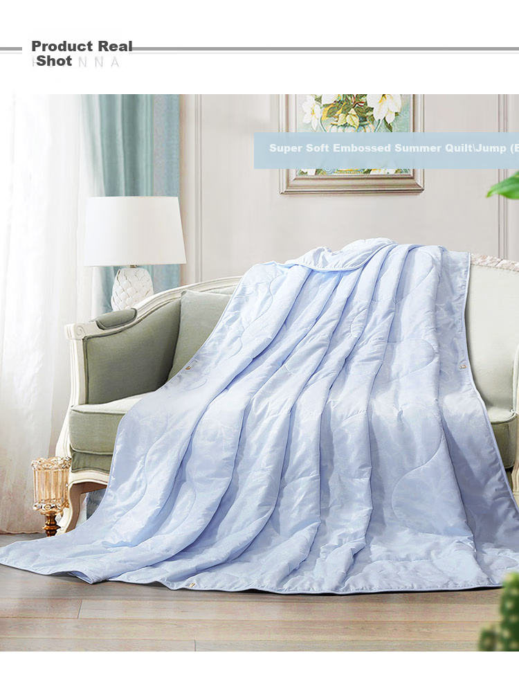 FUANNA Summer Cooling Quilt, Washable Double-Size Air Conditioning Blanket, No Duvet Cover Needed, Lightweight Summer Quilt 2.5 Jin (1.25 Kg), 203x229cm 8
