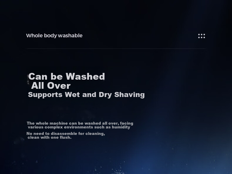 Qiman Electric Shaver Reciprocating Alloy Razor for Men with Three Heads Fully Washable Dry And Wet Dual Shaving Gift Box Set Birthday Present for Husband Or Boyfriend [Mid-Autumn Festival Gift] 18