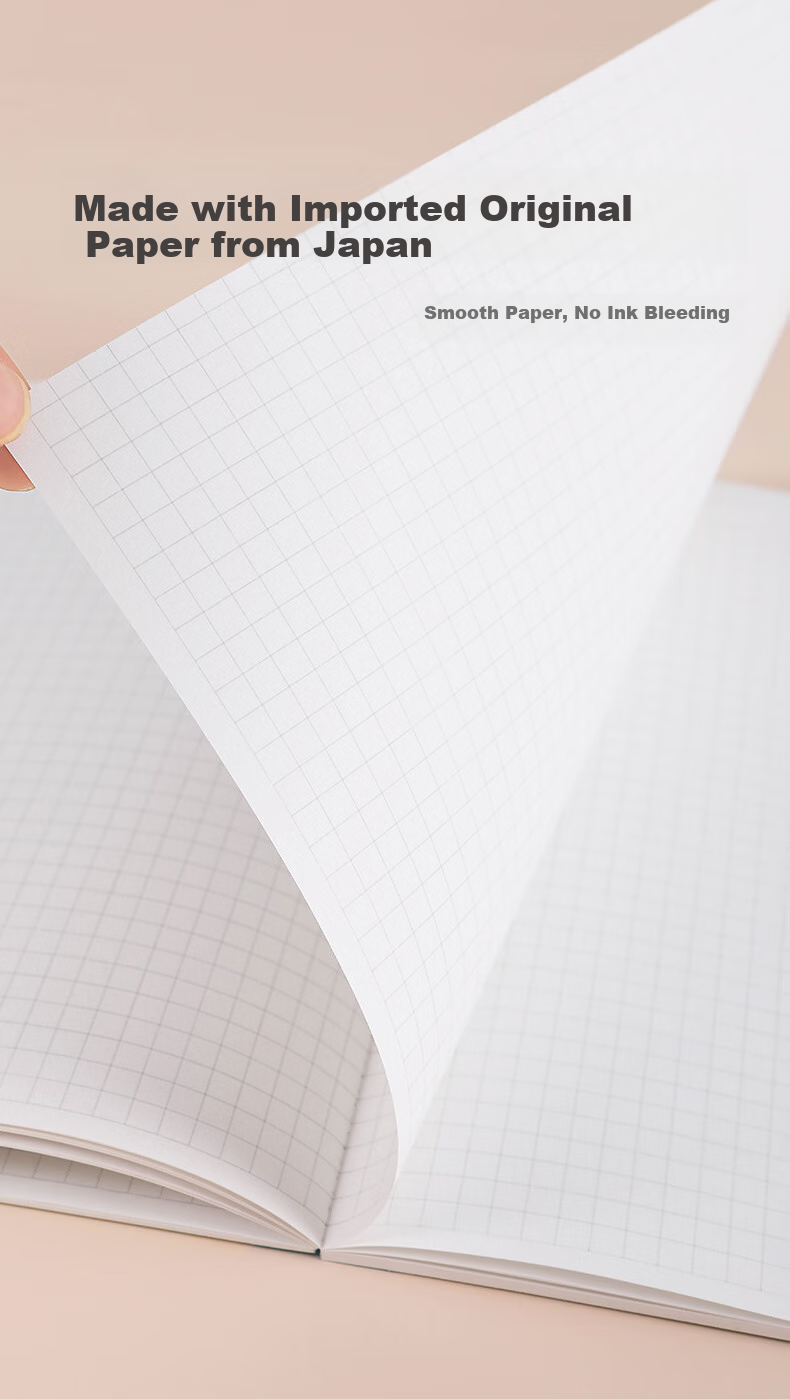 KOKUYO Campus Wirebound Notebook Journal, Yijiang 5mm Grid Notebook, A5/40 Sheets, 5 Notebooks with Random Covers, WCN-CNB3448 5