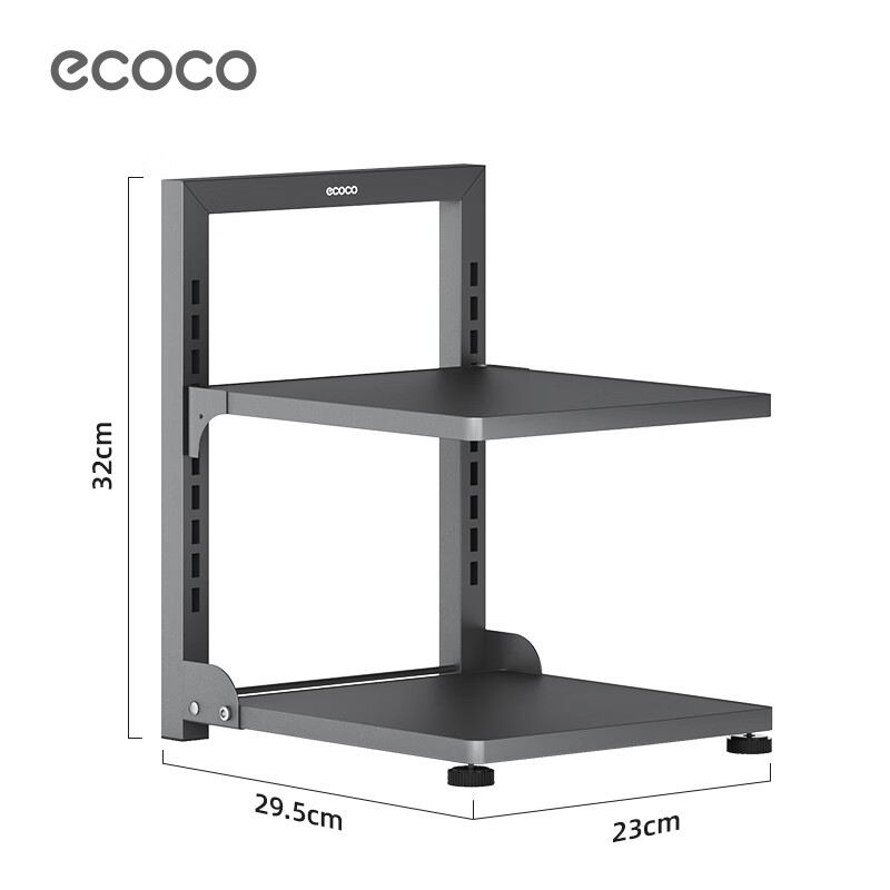 Ecoco Pot Rack Under-Sink Multi-Layer Storage Rack, Cabinet Interior Layered Countertop Multifunctional Pot Stand E25116 Two-Tier