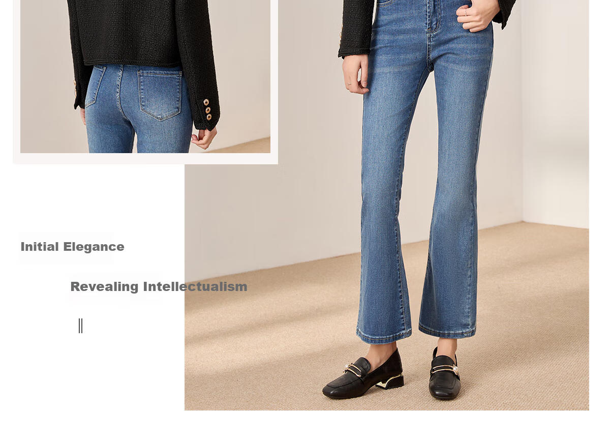 Chushen Spring And Autumn Short Jacket for Women, Exquisite And Fashionable Chanel-Style Short Casual Coat Top S13KF3427 Black M 10
