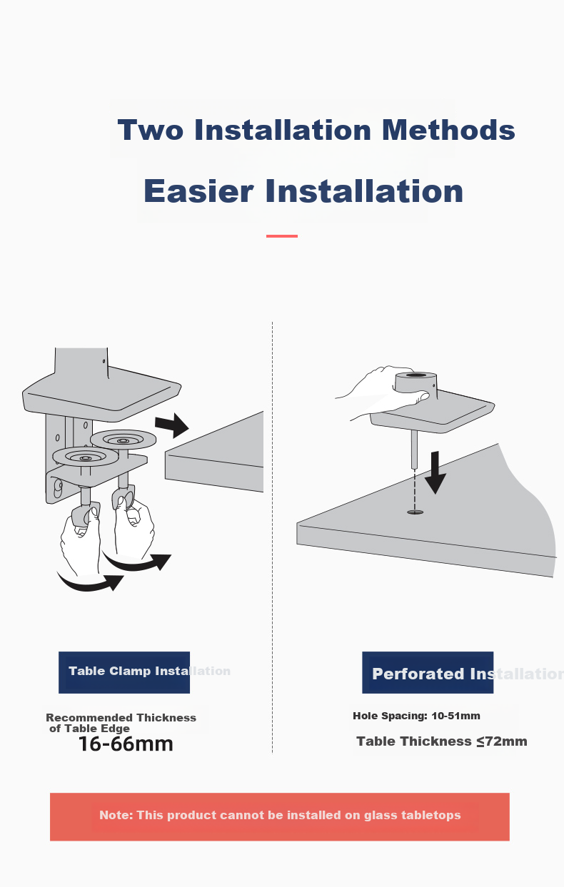 ERGOTRON HX-HD Heavy-Duty G9 Monitor Stand, Computer Stand, Monitor Arm, Rotating Computer Stand, Desktop Base, Height-Increasing Stand, Computer Desk, 45-647 White 9