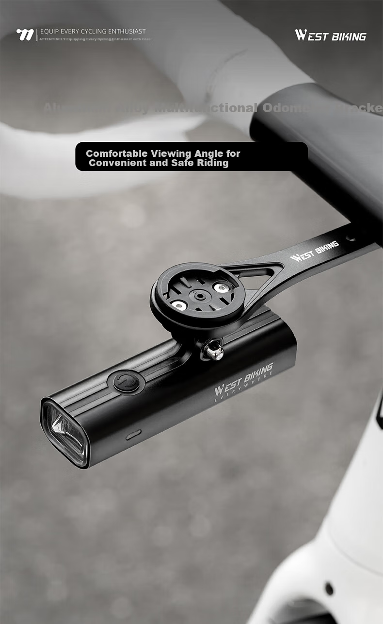 WestBiking Bicycle Computer Mounting Bracket Accessories for Mountain And Road Bikes, Aluminum Alloy Adjustable Computer Extension Bracket 1