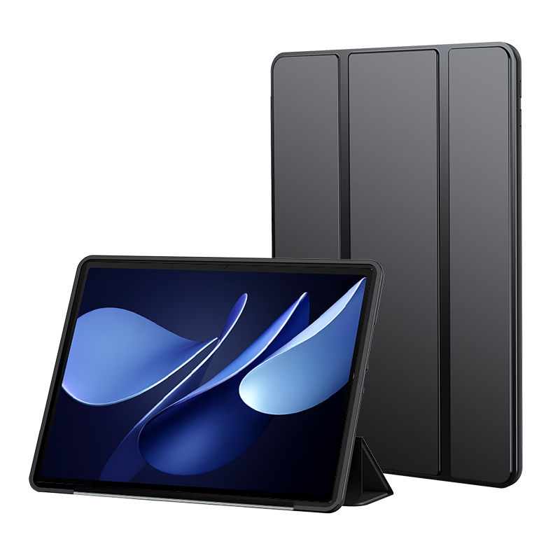 UGREEN Protective Case for Huawei MatePad Air 12-Inch, Compatible with 2025/24 Models, Full Protection Anti-Drop Air12 Case with Tri-Fold Stand, Black