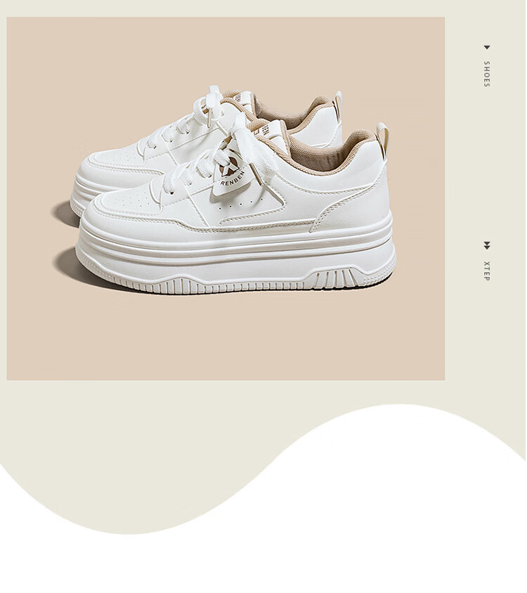 RENBEN Thick Sole Trendy Versatile Black and White Panda Shoes 2025 Spring Autumn Popular Casual Fashion Sports Sneakers Women's Shoes 12