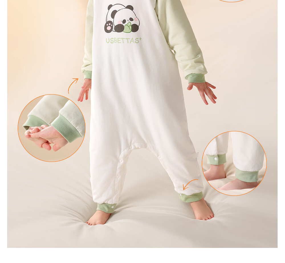 Betis Children's Pajamas Autumn Winter New Baby Pure Cotton Stomach Protection Boys Girls Quilted Homewear Jumpsuit Set 24