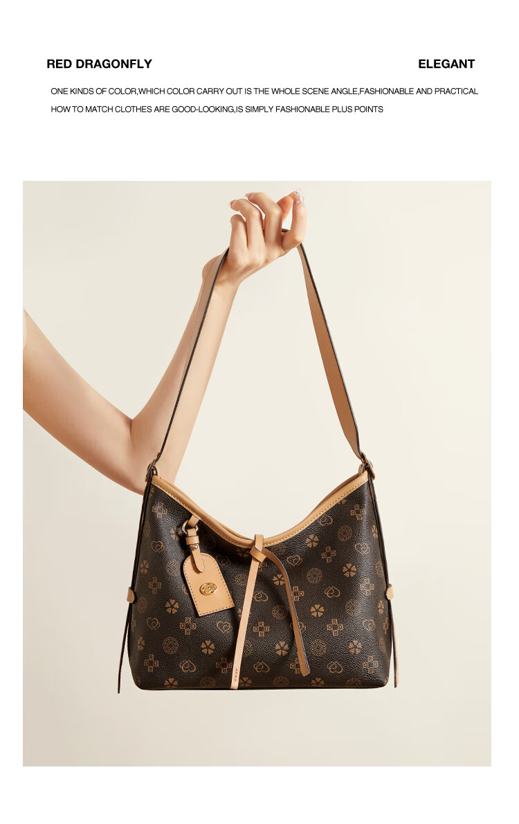 RED DRAGONFLY 2026 New Women's Handbag, Hobo Shoulder Tote Crossbody Bag, Birthday Gift for Wife Or Mother 3