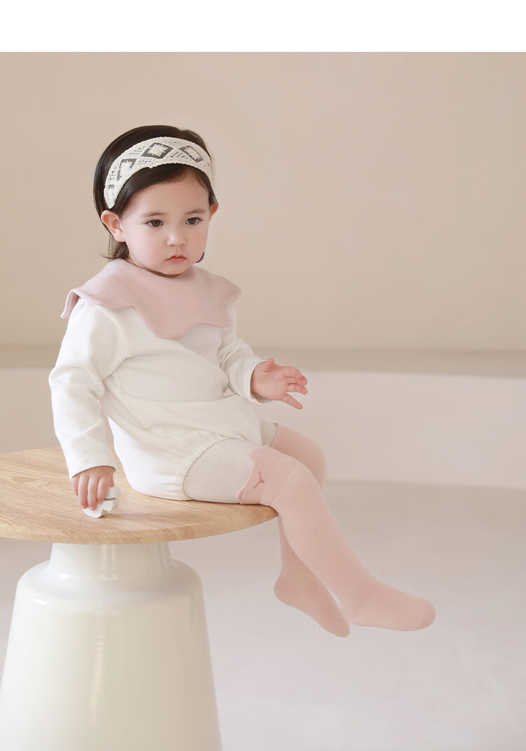 Five Cotton 3 Pairs Baby Socks Autumn Winter Anti-Mosquito Long Tube Combed Cotton Children's Socks Baby Loose Top Non-Tight Class A 13