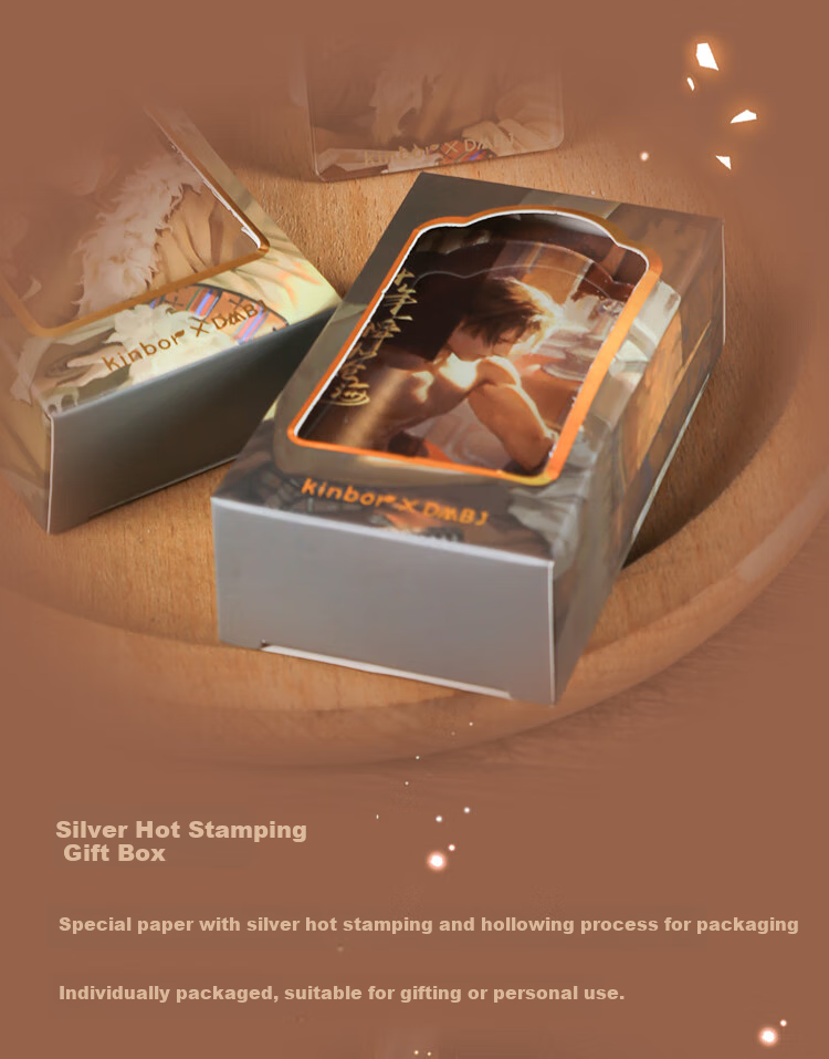 Kinbor Zhang Qiling's Grave Robbers' Chronicles Children's Acrylic Fluorescent Sand Stamp Gift Box, Journal Diary DIY Decoration Stationery Gift, Anime-Style Guzi DT57474 4