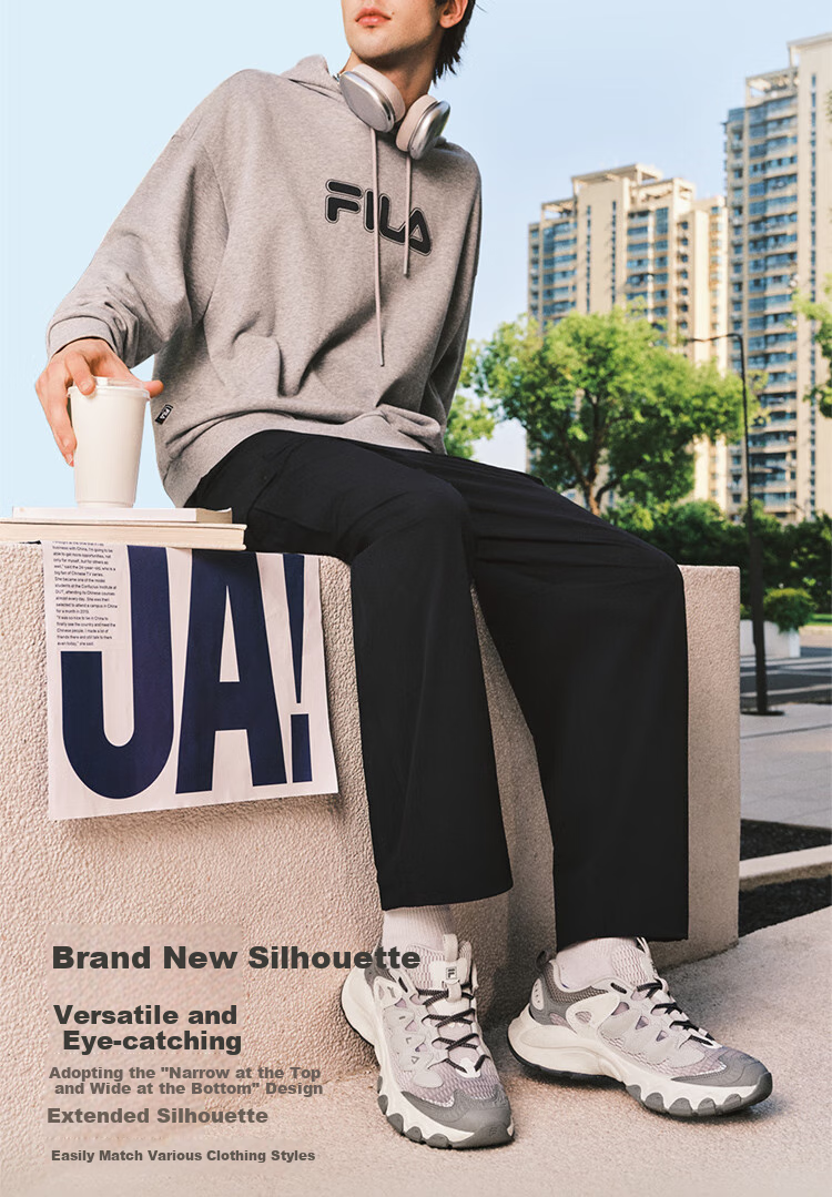 FILA Mushroom Sneakers Modern Sports Shoes Women's Autumn Winter Thick Sole Casual Dad Shoes 3