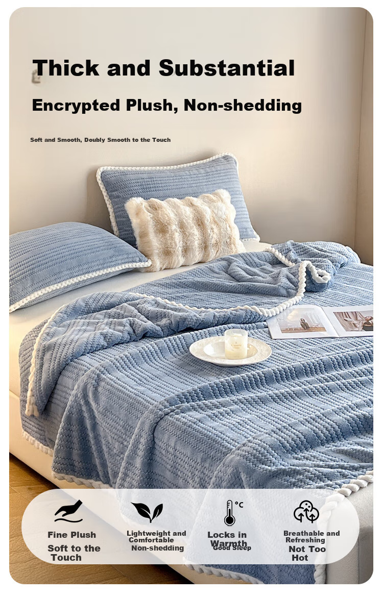 MINISO Blanket, Summer Thin Quilt, Nap Blanket, Cooling Quilt for Summer, Air Conditioning Quilt, Towel Blanket, 200x230cm 3