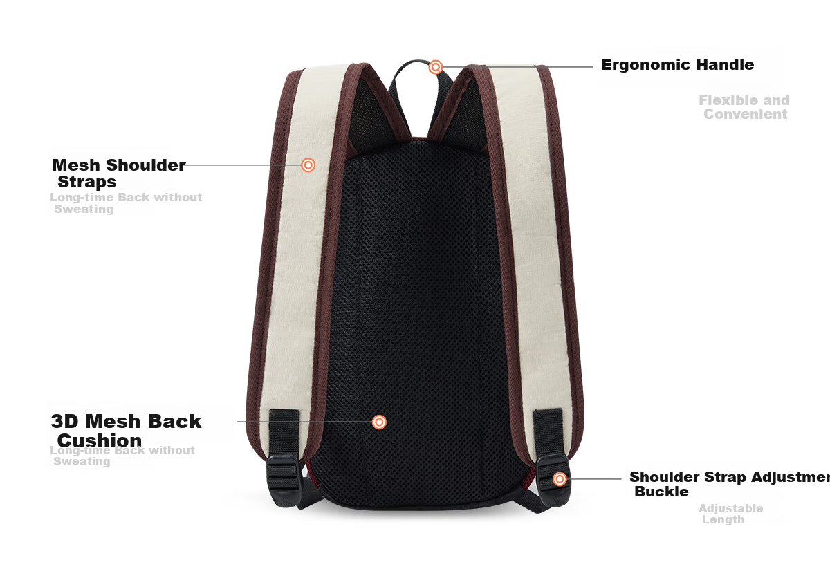 CAMEL Commuter Casual Backpack, Travel Lightweight Bag, Laptop Bag, Hiking Backpack 575B741036, Twilight Purple 22