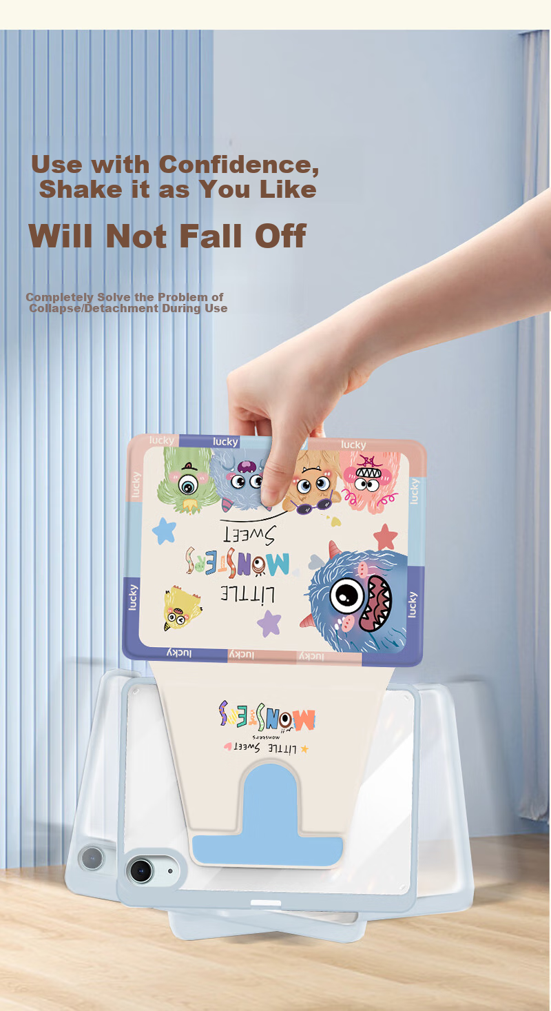 Shihan Rotatable Protective Case for Huawei MatePad SE Active Edition 11-Inch 2024 Tablet, Rotatable And Vertical Support, Full Protection, Shockproof, Anti-Bend, Cartoon Cute Design with Pen Holder 6