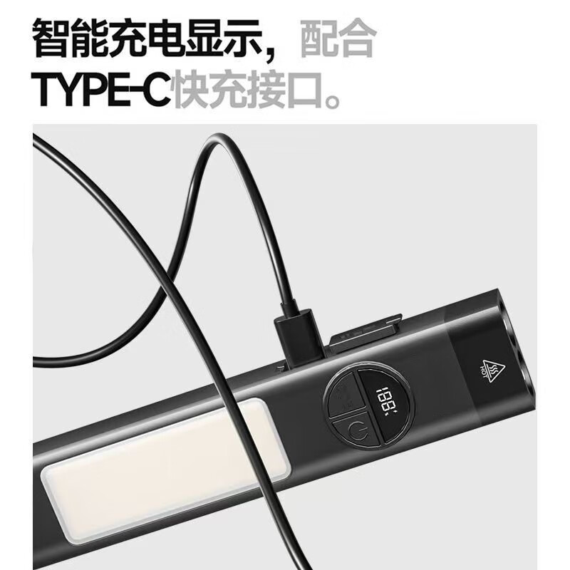 Guirenniao Ultra-Bright Mini Portable Rechargeable Flashlight Outdoor Long-Range Multifunctional Work Repair Home Use