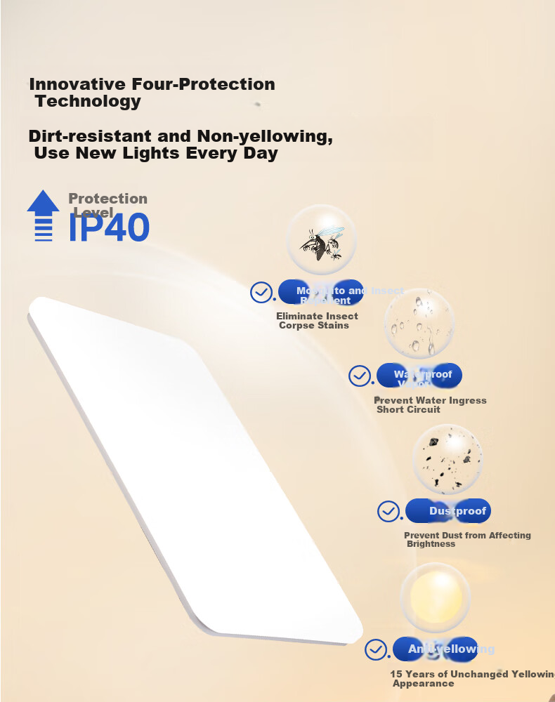Midea Ceiling Light, Main Light for Living Room And Bedroom, LED Full Spectrum Eye-Protecting Lamp, High-End Lighting Xuan A1 with Installation Included 4