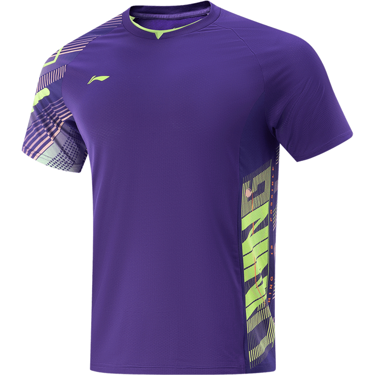 LI-NING Table Tennis Quick-Dry Short Sleeve Shirt Professional Competition Sportswear Unisex Comfortable Breathable Team Jersey