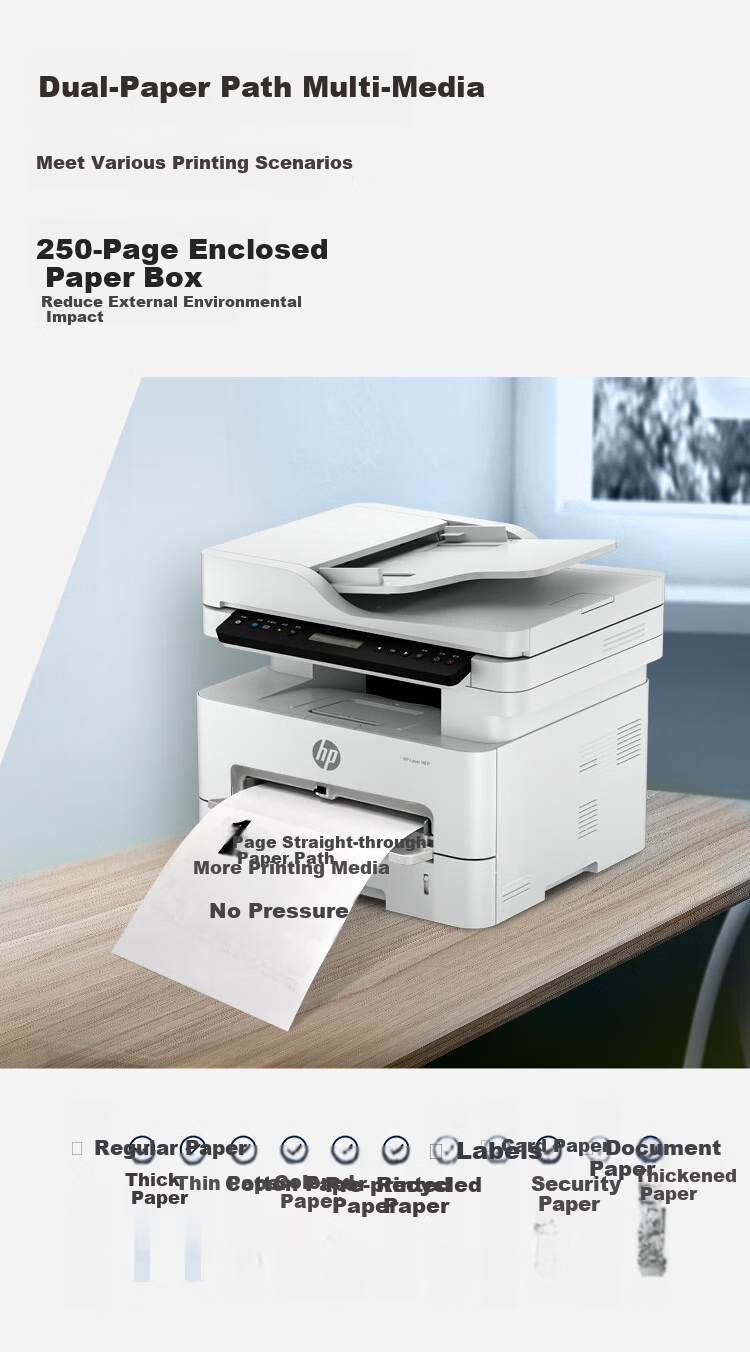 HP 323sdnw Laser Wireless Automatic Duplex Printer, Copier, Continuous Copying And Scanning Black And White All-In Machine for Office Printing with One-Year On-Site Service 5