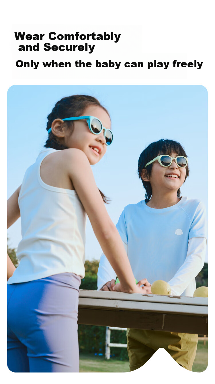 Beneunder Children's Sunglasses, Polarized Sunglasses for Boys And Girls, UV Protection, Baby Sunshades 12