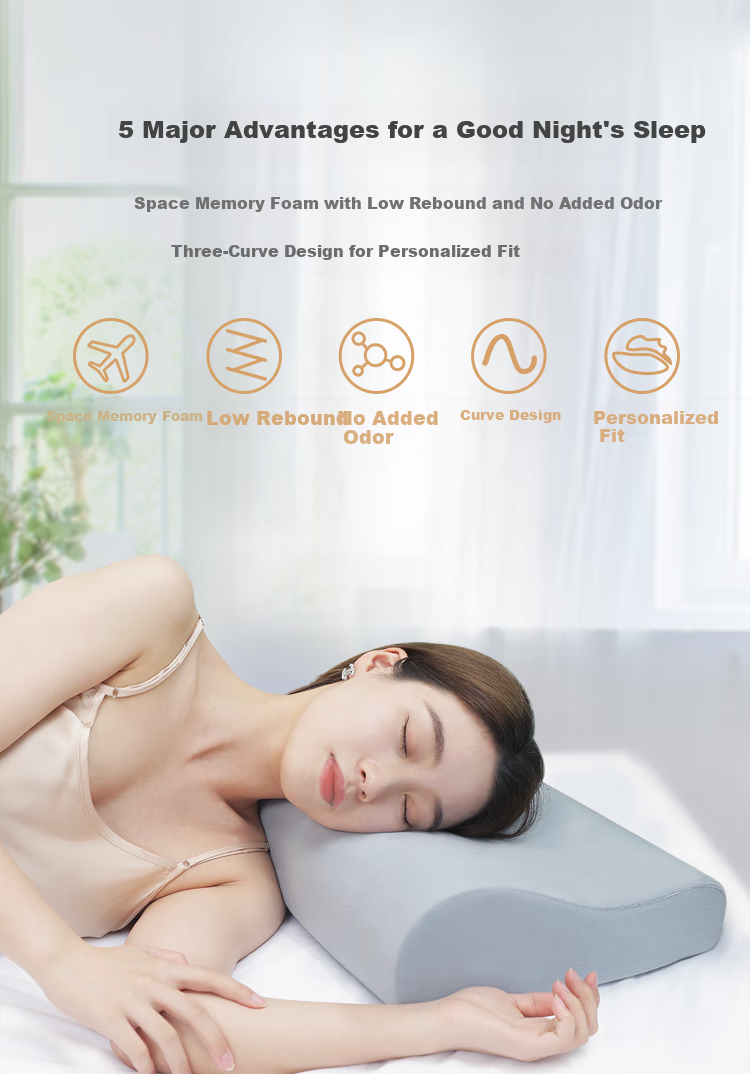 Aeromax Pillow Memory Foam Pillow Cervical Low Rebound Memory Foam Pillow Cervical Pillow for Home Use Adult Sleep Pillow Single Perso 2