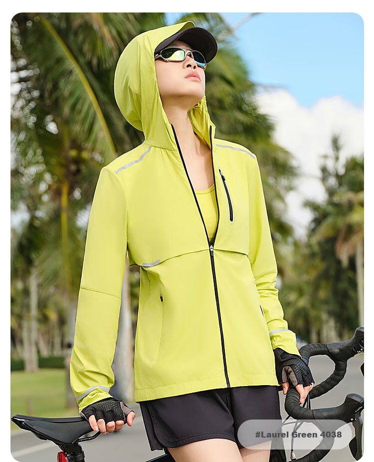 BOSIDENG Clothing, Five-Fold National Standard Sun Protection Jacket for Women, Short Style, UV-Resistant, Ice-Cool Breathable Heat Dissipation Hooded Coat 27