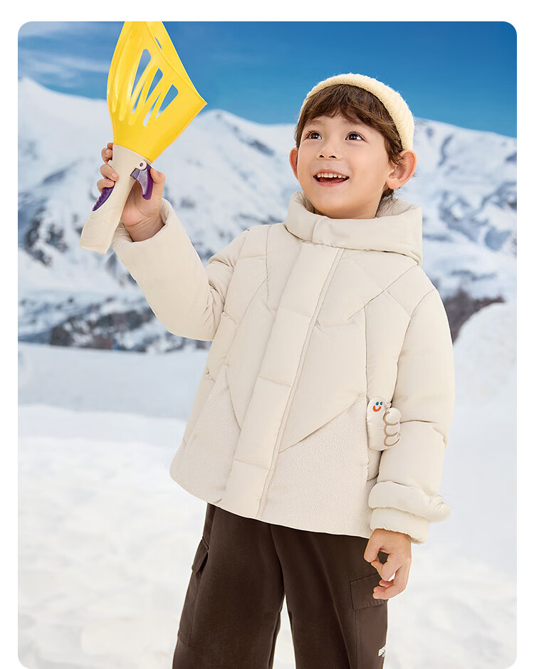BALABALA balaOne Boys' Down Jacket Simple Kids' Winter Warm Coat 2025 Thick 208425107103 4