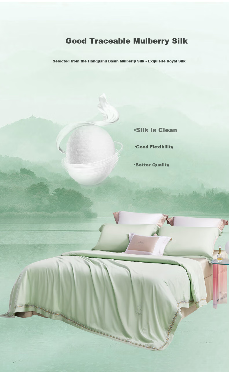 LUOLAI Home Textiles Silk Summer Quilt, 100% Class A Washable Lyocell Mulberry Silk Air Conditioning Comforter, Net Weight 6.2 Ji 4