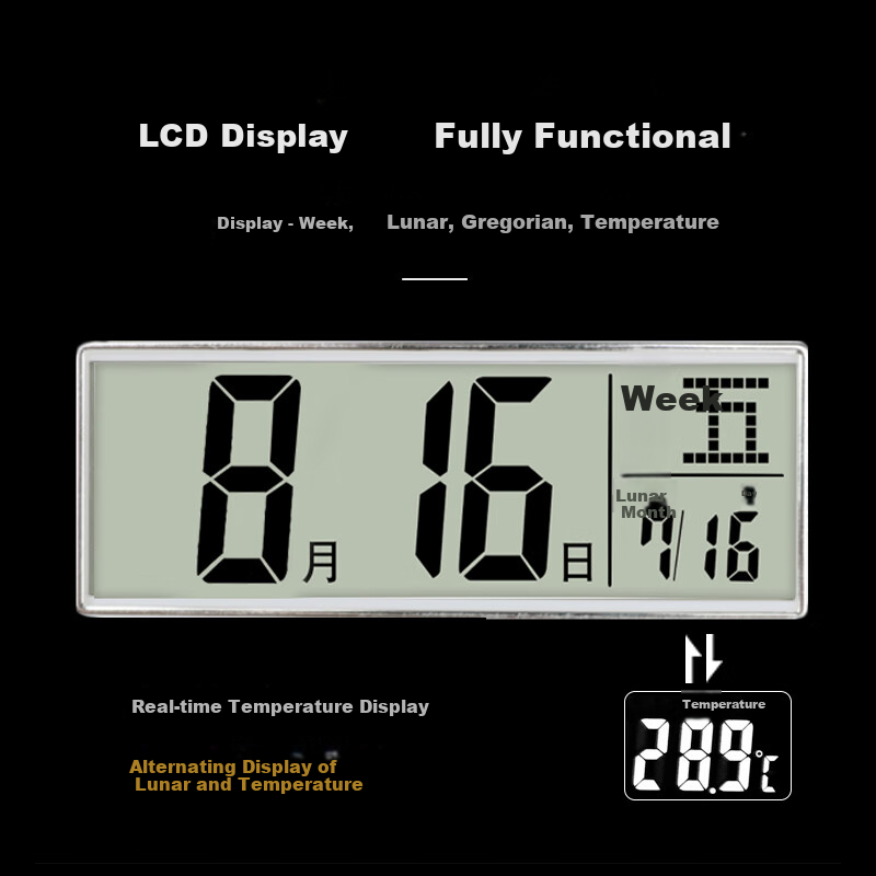 Compas Radio-Controlled Clock, Automatic Time Synchronization, Quiet Wall Clock for Classroom, Living Room, Exam Room, Wall-Mounted Clock C6219AY Pure White 35cm